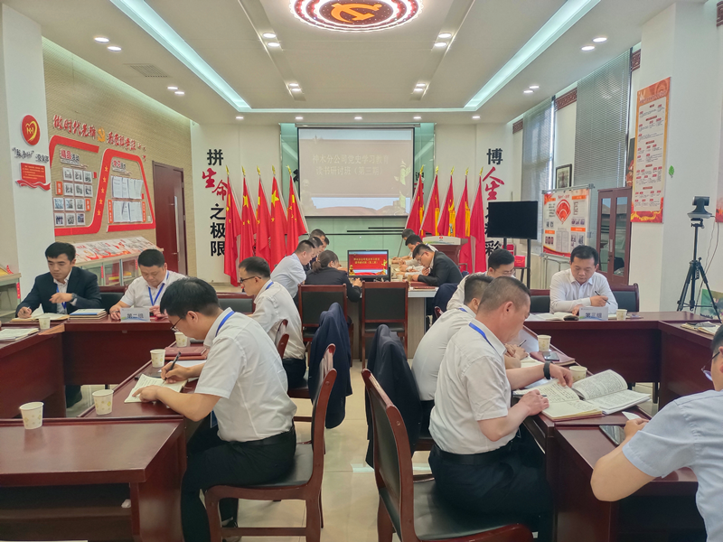 神木分公司举办党史学习教育第三期读书研讨1.png