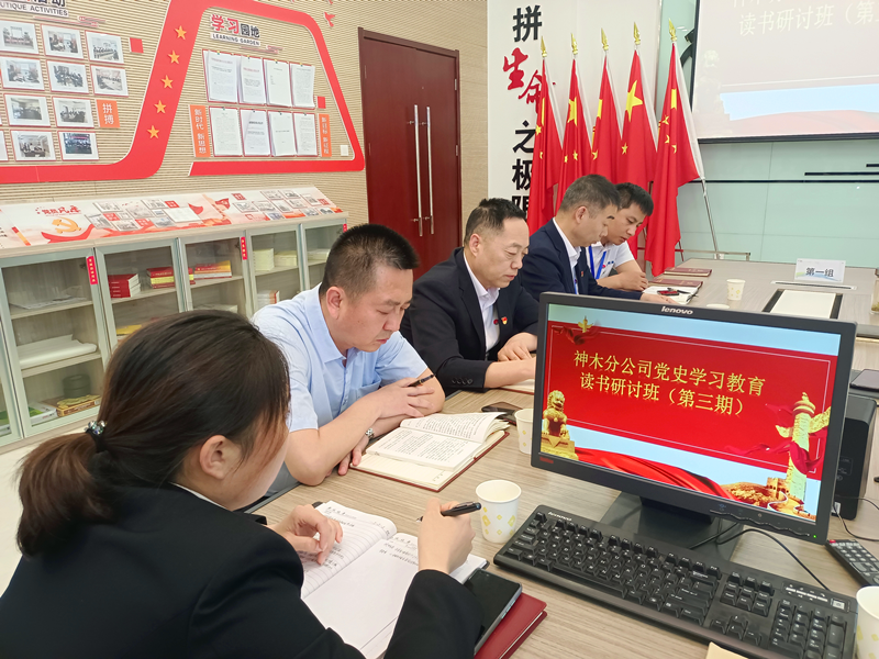 神木分公司举办党史学习教育第三期读书研讨2.png