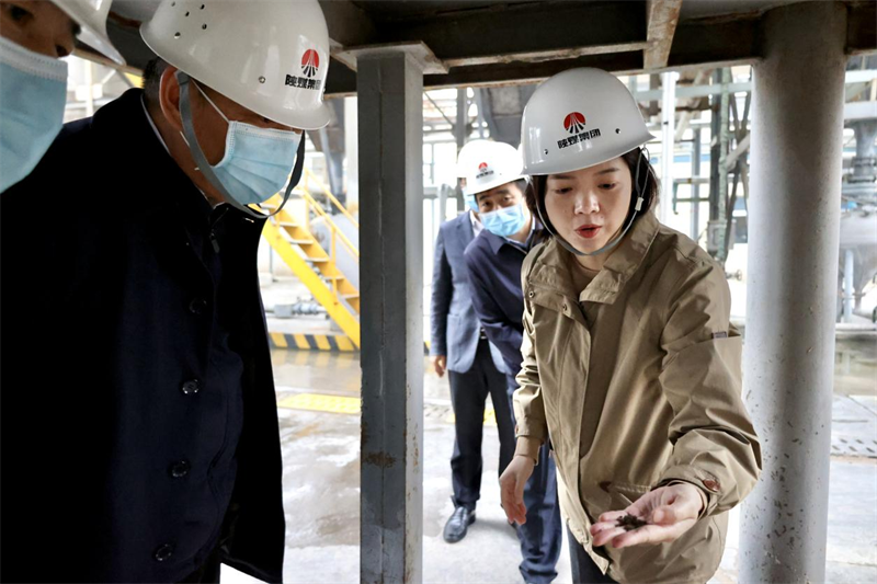 陕西省生态环境厅驻厅纪检监察组组长、党组成员周建新一行到咸阳公司检查指导工作-2.png